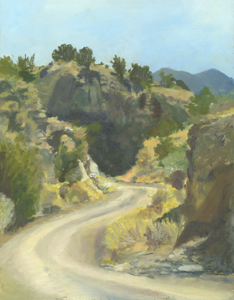 Road in Cerrillos Hills